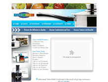 Tablet Screenshot of nutristahl.com